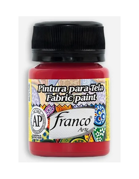 PINTURA FRANCO TELA 30ML ROJO