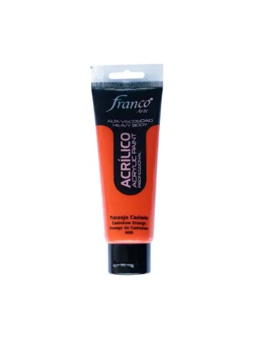 PINTURA FRANCO ACRILICA 100ML NARANJA