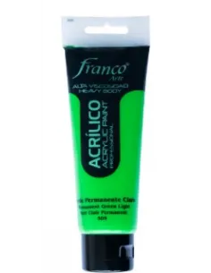 PINTURA FRANCO ACRILICA 100ML VERDE CLARO