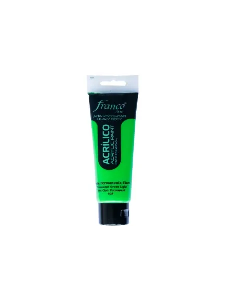 PINTURA FRANCO ACRILICA 100ML VERDE CLARO
