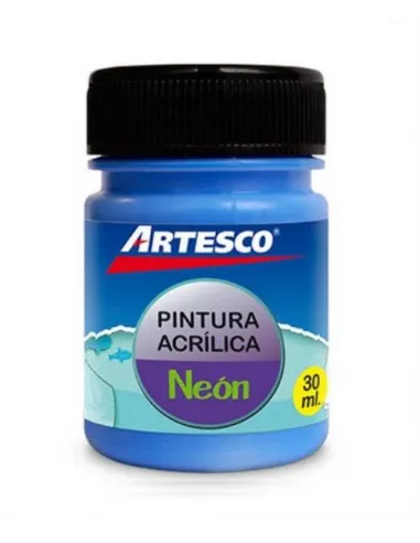PINTURA ARTESCO ACRILICA NEON 30 ML AZUL