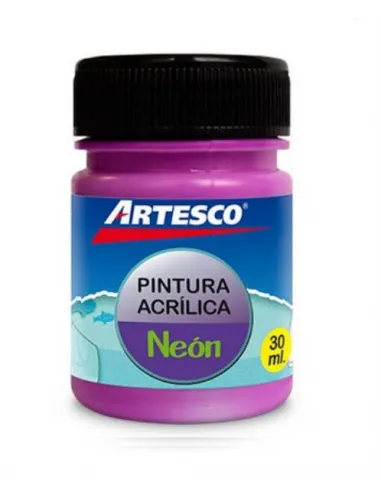 PINTURA ARTESCO ACRILICA NEON 30 ML MORADO