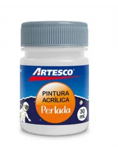 PINTURA ARTESCO ACRILICA PERLADA 30ML BLANCO