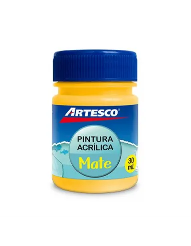 PINTURA ARTESCO ACRILICA MATE 30 ML. AMARILLO