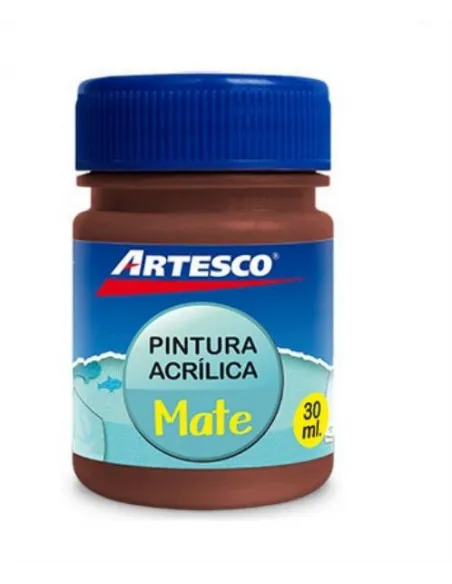 PINTURA ARTESCO ACRILICA MATE 30 ML. MARRON