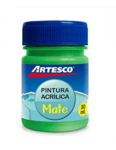 PINTURA ARTESCO ACRILICA MATE 30 ML. VERDE CLARO