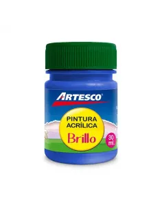 PINTURA ARTESCO ACRILICA BRILLANTE 30 ML. AZUL