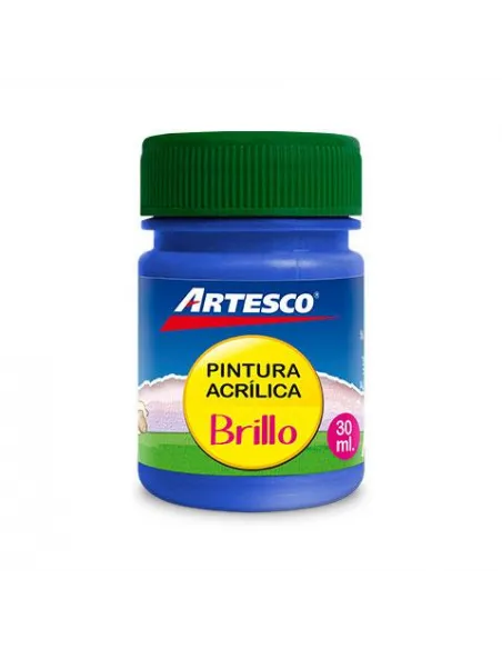 PINTURA ARTESCO ACRILICA BRILLANTE 30 ML. AZUL