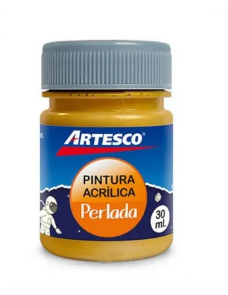 PINTURA ARTESCO ACRILICA PERLADA 30 ML. DORADO