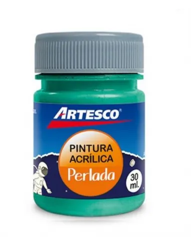 PINTURA ARTESCO ACRILICA PERLADA 30 ML. VERDE