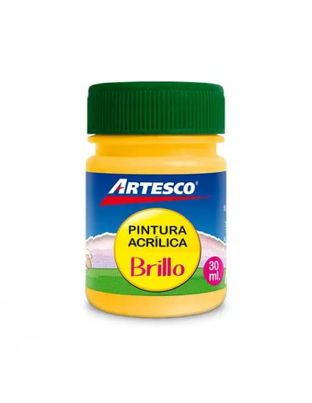 PINTURA ARTESCO ACRILICA BRILLANTE 30 ML. AMARILLO