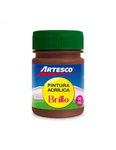 PINTURA ARTESCO ACRILICA BRILLANTE 30 ML. MARRON