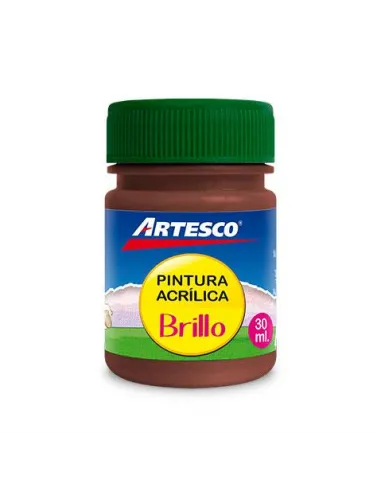 PINTURA ARTESCO ACRILICA BRILLANTE 30 ML. MARRON