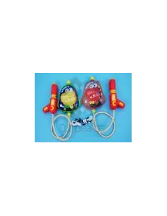 PISTOLA MOCHILA DINOSURIO 2COL X1 LARGO 26CM REF. 11101