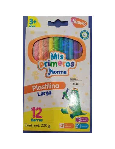 PLASTILINA NORMA X12 LARGA [522822]
