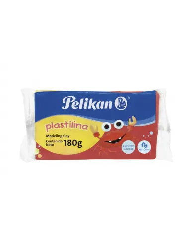 PLASTILINA PELIKAN 180GR ROJA