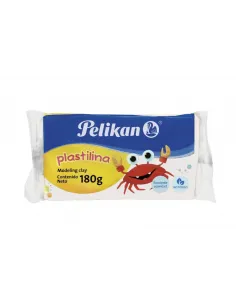PLASTILINA PELIKAN 180GR BLANCA