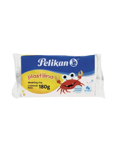 PLASTILINA PELIKAN 180GR BLANCA