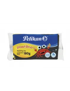 PLASTILINA PELIKAN 180GR NEGRA