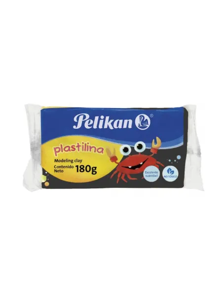 PLASTILINA PELIKAN 180GR NEGRA