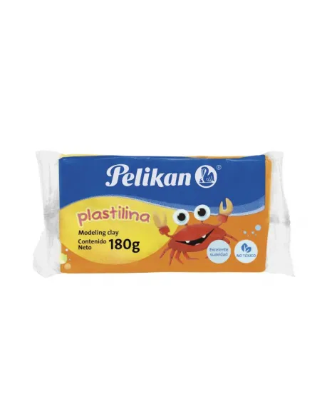 PLASTILINA PELIKAN 180GR NARANJA