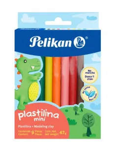 PLASTILINA PELIKAN CORTA X 9 COL