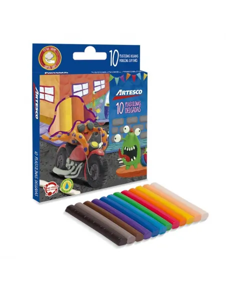 PLASTILINA ARTESCO FINO X 10 COL