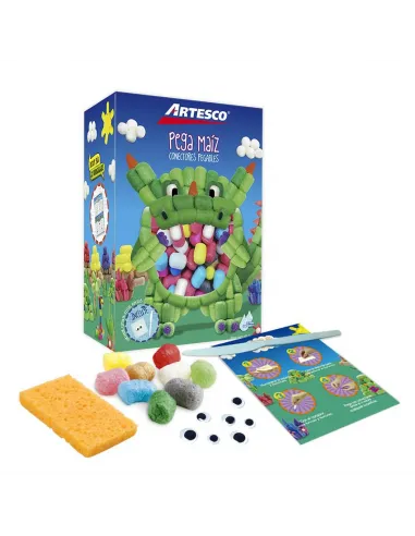 PLAY MAIZ ARTESCO PEGABLE C/ACCESORIOS 56GR DESC7