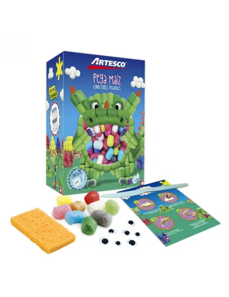 PLAY MAIZ ARTESCO PEGABLE C/ACCESORIOS 56GR DESC7