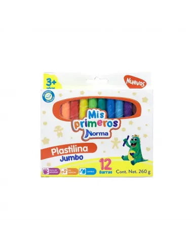 PLASTILINA NORMA JUMBO GIGANTE X12 (544231)