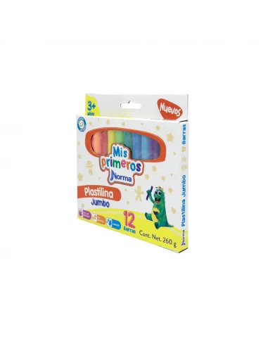 PLASTILINA NORMA JUMBO GIGANTE X12 (544231)