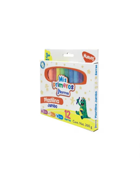 PLASTILINA NORMA JUMBO GIGANTE X12 (544231)