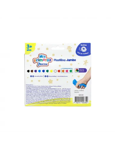 PLASTILINA NORMA JUMBO GIGANTE X12 (544231)