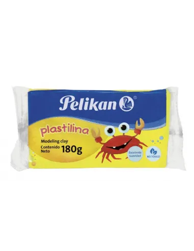 PLASTILINA PELIKAN 180GR AMARILLO NEON