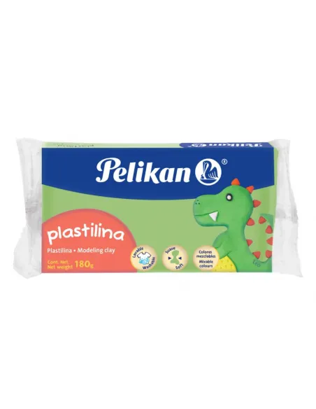 PLASTILINA PELIKAN 180GR VERDE CLARO