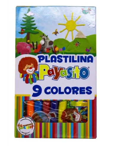 PLASTILINA PAYASITO 9COL LARGA