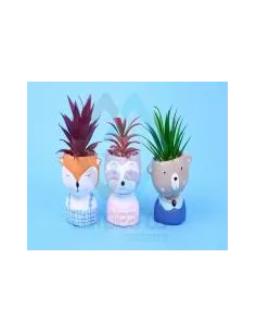 PLANTA ARTF. SUCULENTA C/MACETA ANIMALES EP81112217