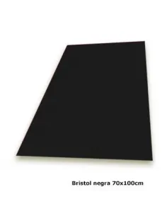 PLIEGO CARTUL BRISTOL 70X100 NEGRA 180GR