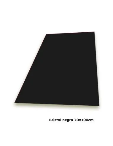 PLIEGO CARTUL BRISTOL 70X100 NEGRA 180GR