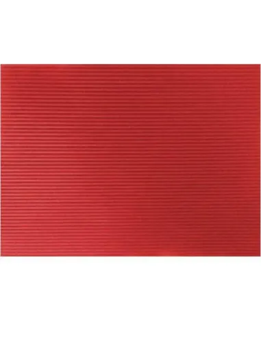 PLIEGO FOAMY CORRUGADO 60X90 ROJO