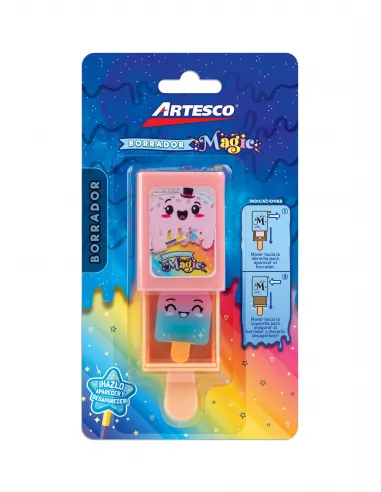 BORRADOR ARTESCO MAGICO 4 DISEÑOS BLISTER