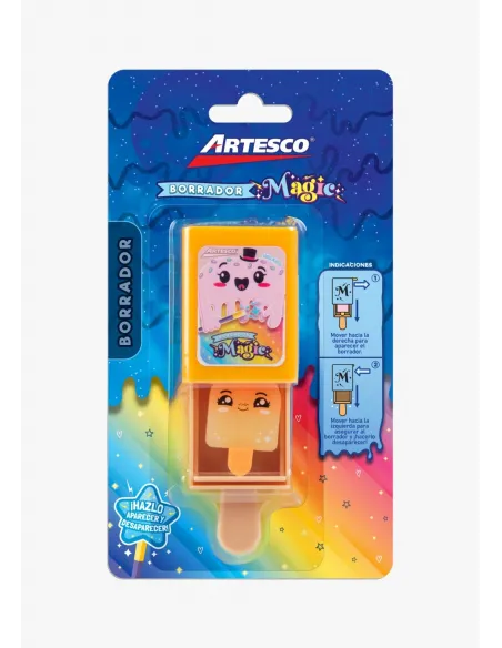 BORRADOR ARTESCO MAGICO 4 DISEÑOS BLISTER