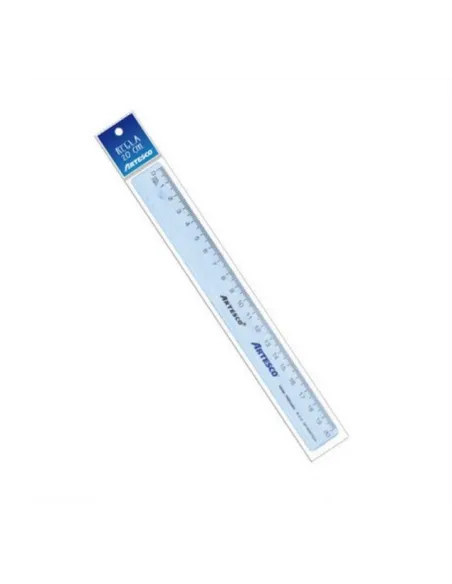 REGLA ARTESCO CRISTAL 20CM AUTOSERVICIO