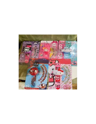 RELOJ RA PROYECTOR SANRIO/SPIDERMAN A PILA