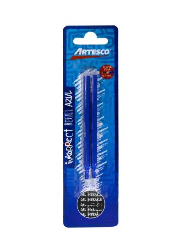 REPUESTO P/BOL. ARTESCO INKORRECT AZUL BLISTER X2 UND