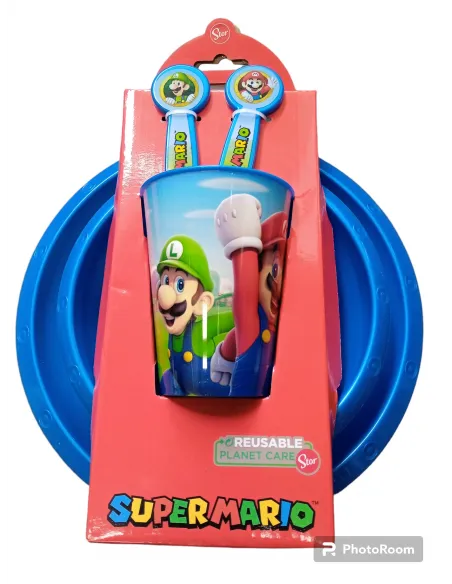 REPOSTERO SUPER MARIO 5PZS 75200