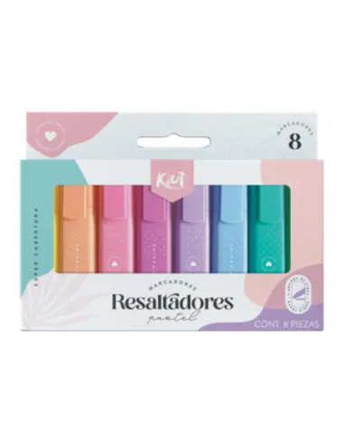 RESALTADOR NORMA KIUT PASTEL X8 557227