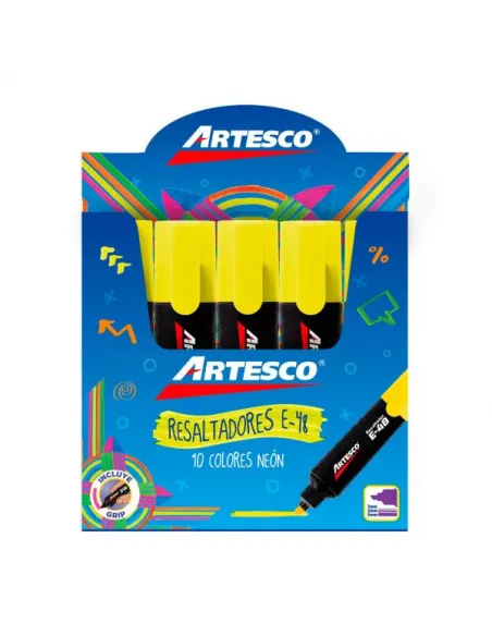 RESALTADOR ARTESCO NEON E-48 AMARILLO UND