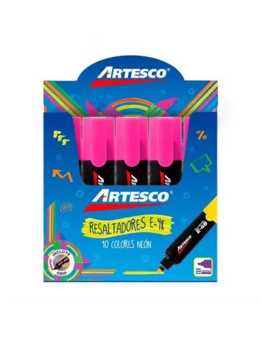 RESALTADOR ARTESCO NEON E-48 ROSADO UND