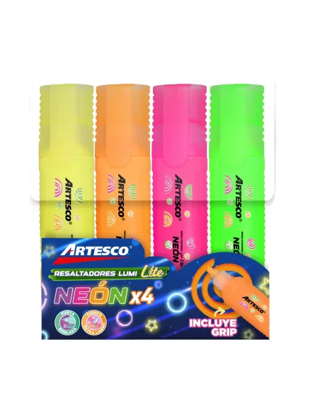 RESALTADOR ARTESCO E-48 NEON 4 COLORES